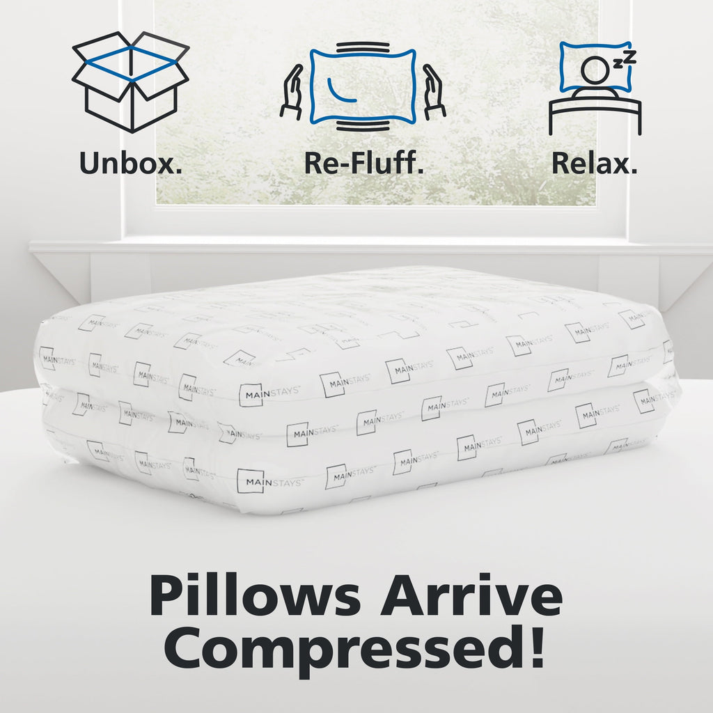 Orthopedic Support Back & Side Sleeper Bed Pillow, Standard/Queen - Extra Firm Support - Ergonomic Memory Foam Pillow for Neck Pain Support Detail