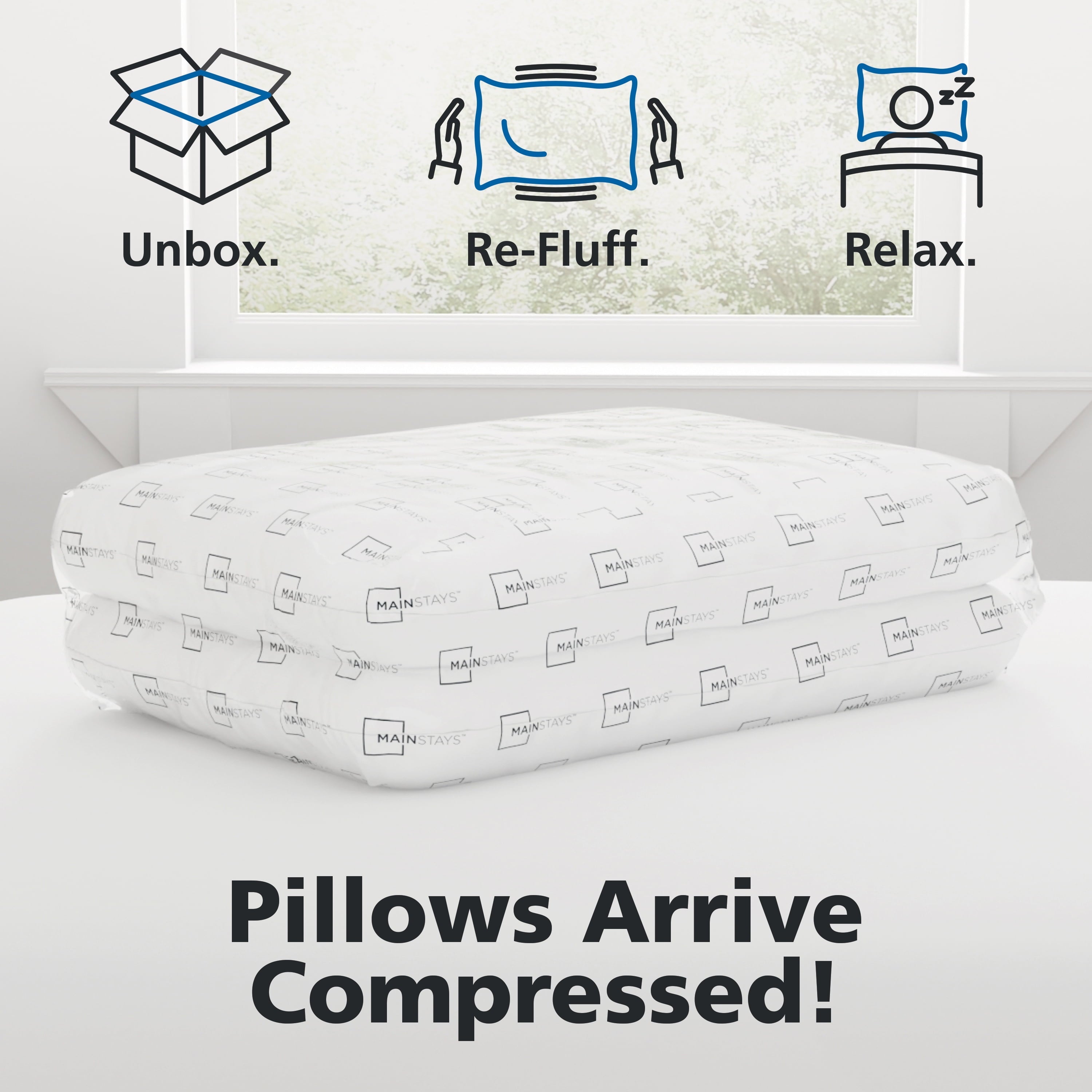 Orthopedic Support Back & Side Sleeper Bed Pillow, Standard/Queen - Extra Firm Support - Ergonomic Memory Foam Pillow for Neck Pain Support Detail