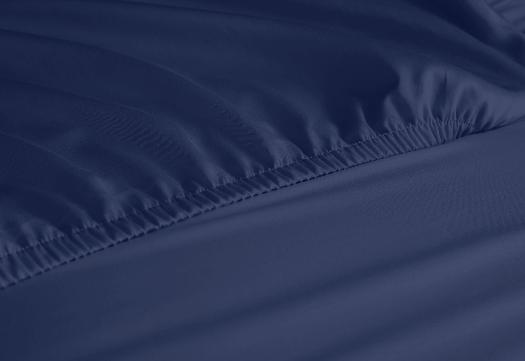Cooling Sateen Queen Bed Sheets Set, 6 Pc Microfiber Bed Sheets, Extra Deep Pocket Queen Fitted Sheet, Flat Sheet & Pillowcases, Nav... - Cooling Hotel Quality Bedding Sheets and Pillowcases Detail