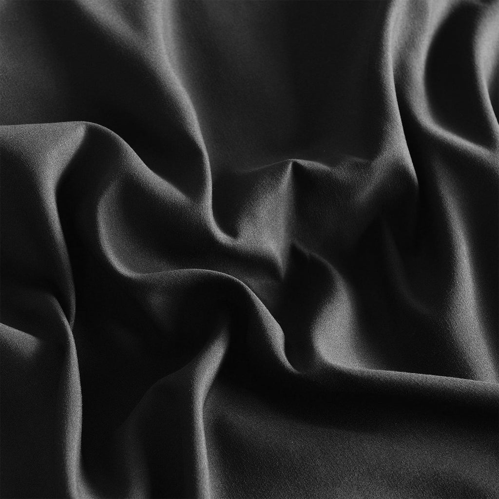 All-Season 8 PCS Modern Comforter Set with Sheets All Season Bed in a Bag, Black, Queen Size - Cloud-Like Soft Lightweight Bed Comforter Detail