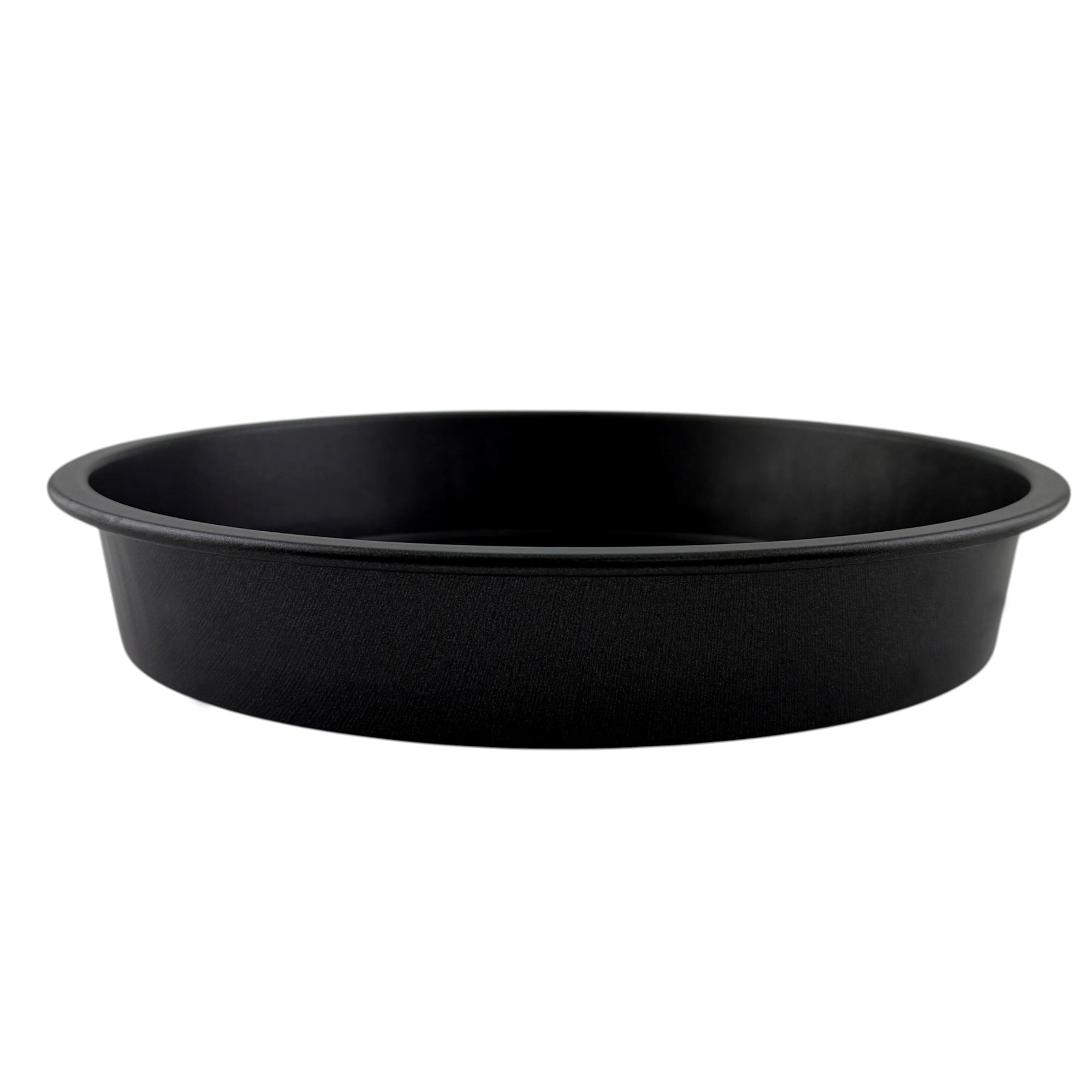 Ergonomic Manual 9" x 9" Round Nonstick Steel Cake Pan, Dark Gray - Kitchen Gadget Tool for Quick Food Prep Detail