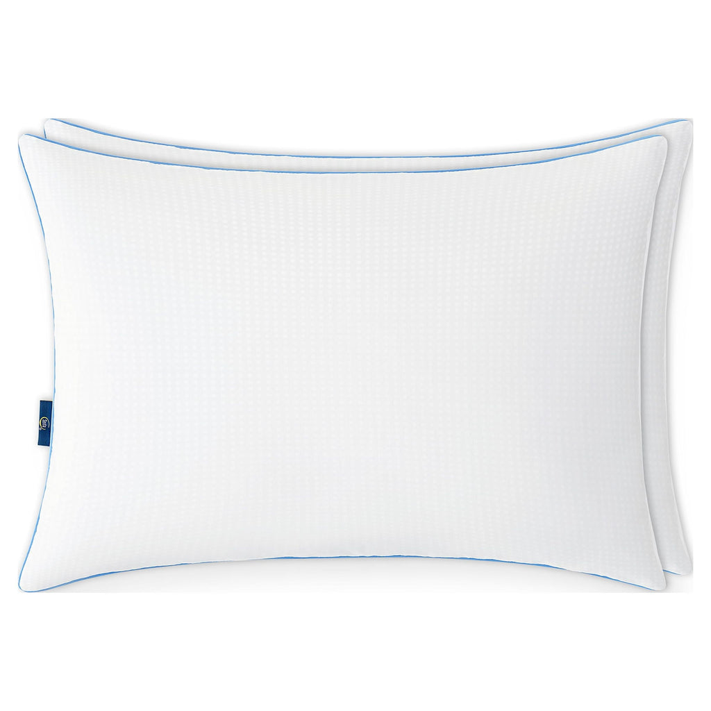 Hotel Collection Cool Nites Bed Pillow, Standard/Queen, 2 Pack - Ergonomic Memory Foam Pillow for Neck Pain Support Detail