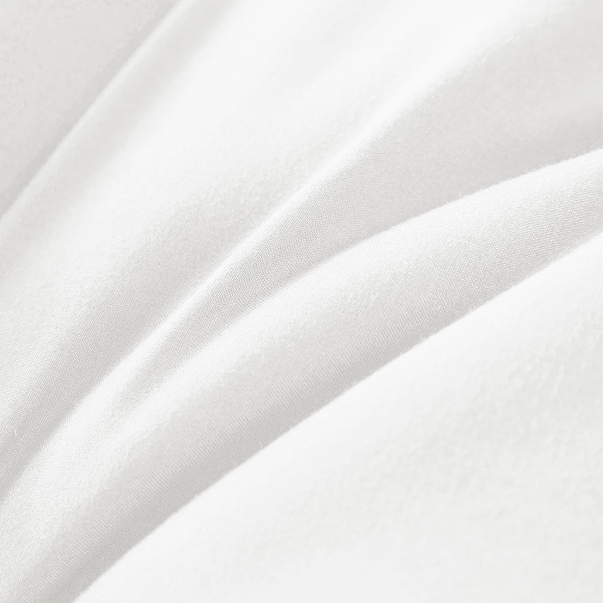 Fluffy Down Alternative Queen Comforter Set White, 3-Piece Solid Comforter Duvet Insert with Corner Tabs, Lightweight Bedding Down Alternativ... - Cloud-Like Soft Lightweight Bed Comforter Detail