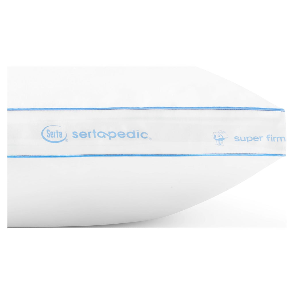 Orthopedic Support Extra Firm Pillow, Standard/Queen, 2 Pack, Hypoallergenic - Orthopedic Shredded Foam Bed Pillow Set Detail
