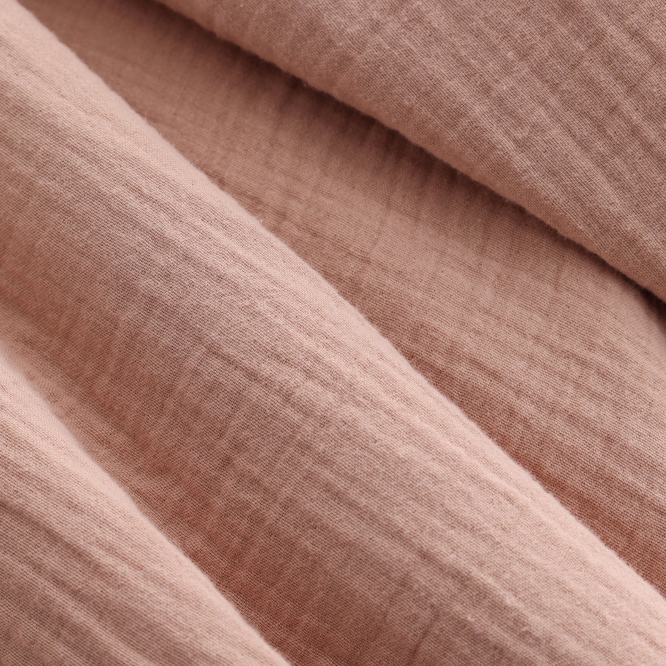 Reversible Sherpa Gauze Reverse to Cozy Knit Super Soft Throw Blanket, Oversized, Antique Blush - Super Soft Reversible Sherpa Flannel Blanket Detail
