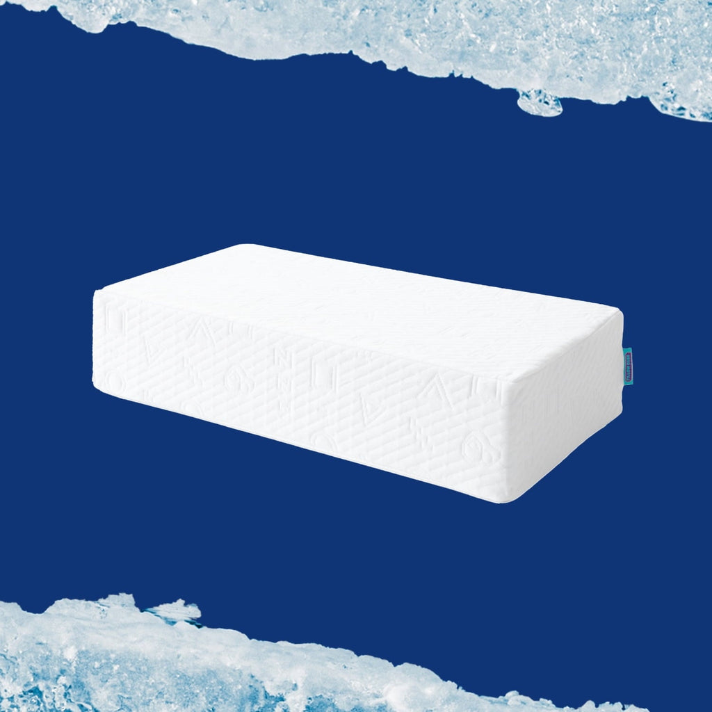 Hotel Collection (2 pack) Ice Cube Cooling Memory Foam Bed Pillow (1 Count) - Hotel Quality Plush Sleeping Pillows Detail