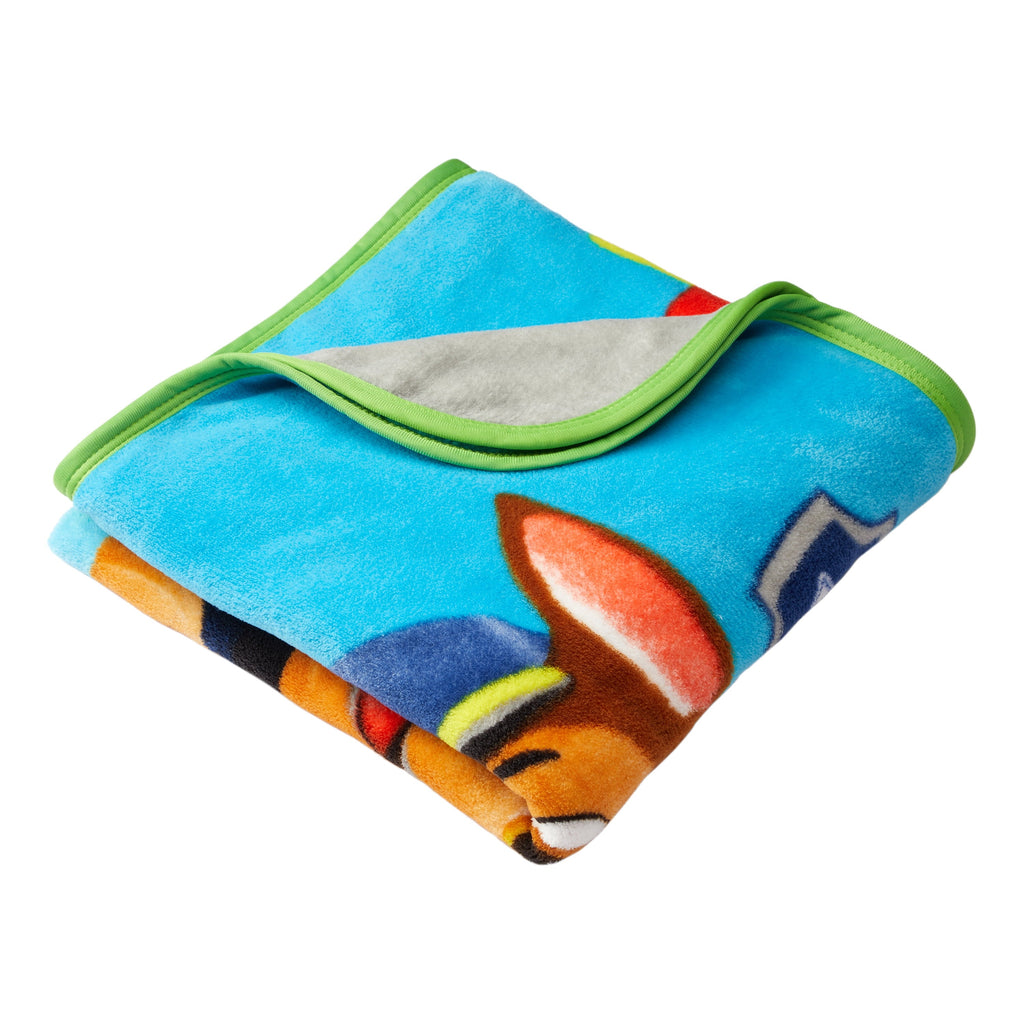 Reversible Sherpa Kids Coral Fleece Throw, 46 x60 - Luxury Knitted Decorative Throw Blanket with Fringes Detail