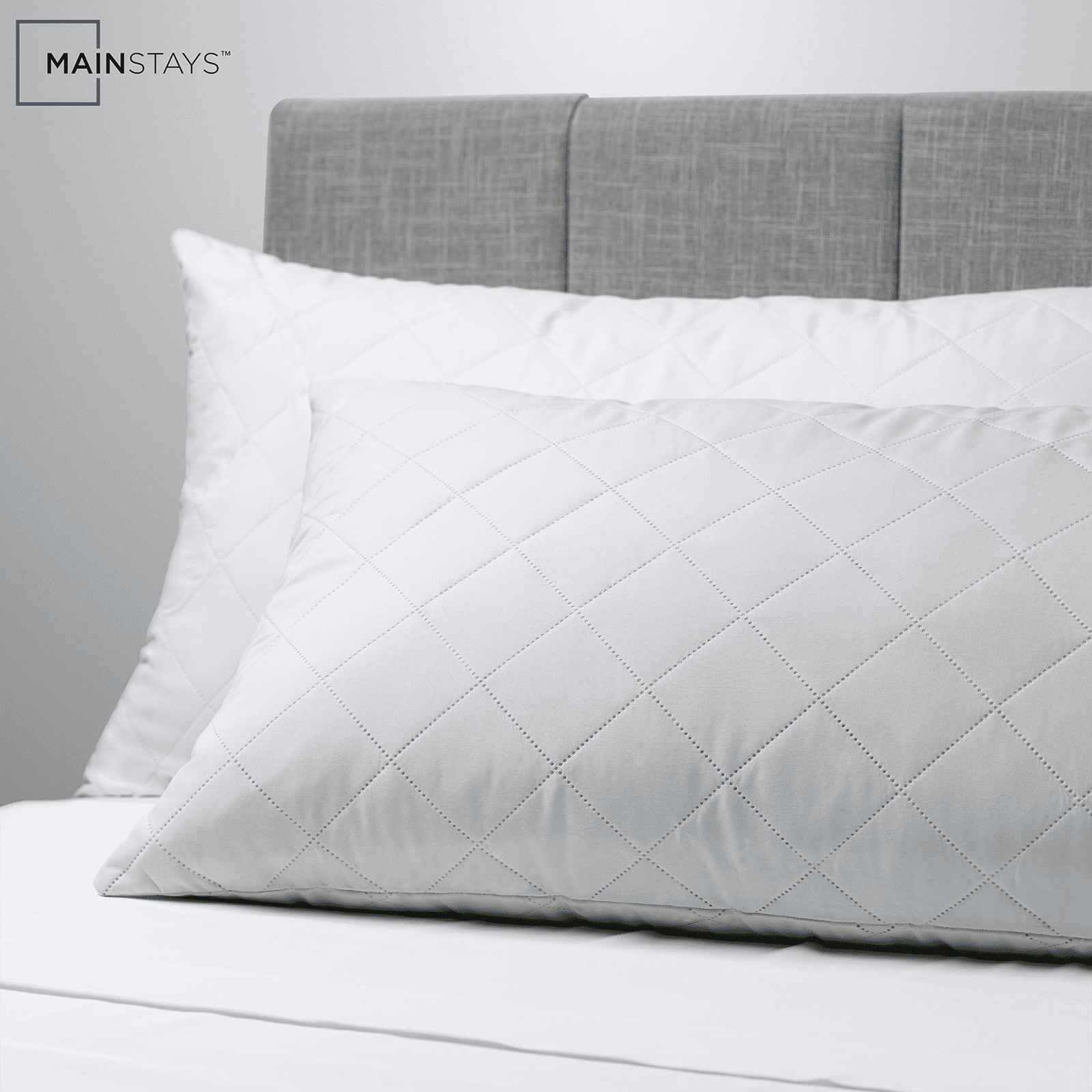 Orthopedic Support Memory Foam Cluster Bed Pillow, Standard Queen - Hotel Quality Plush Sleeping Pillows Detail