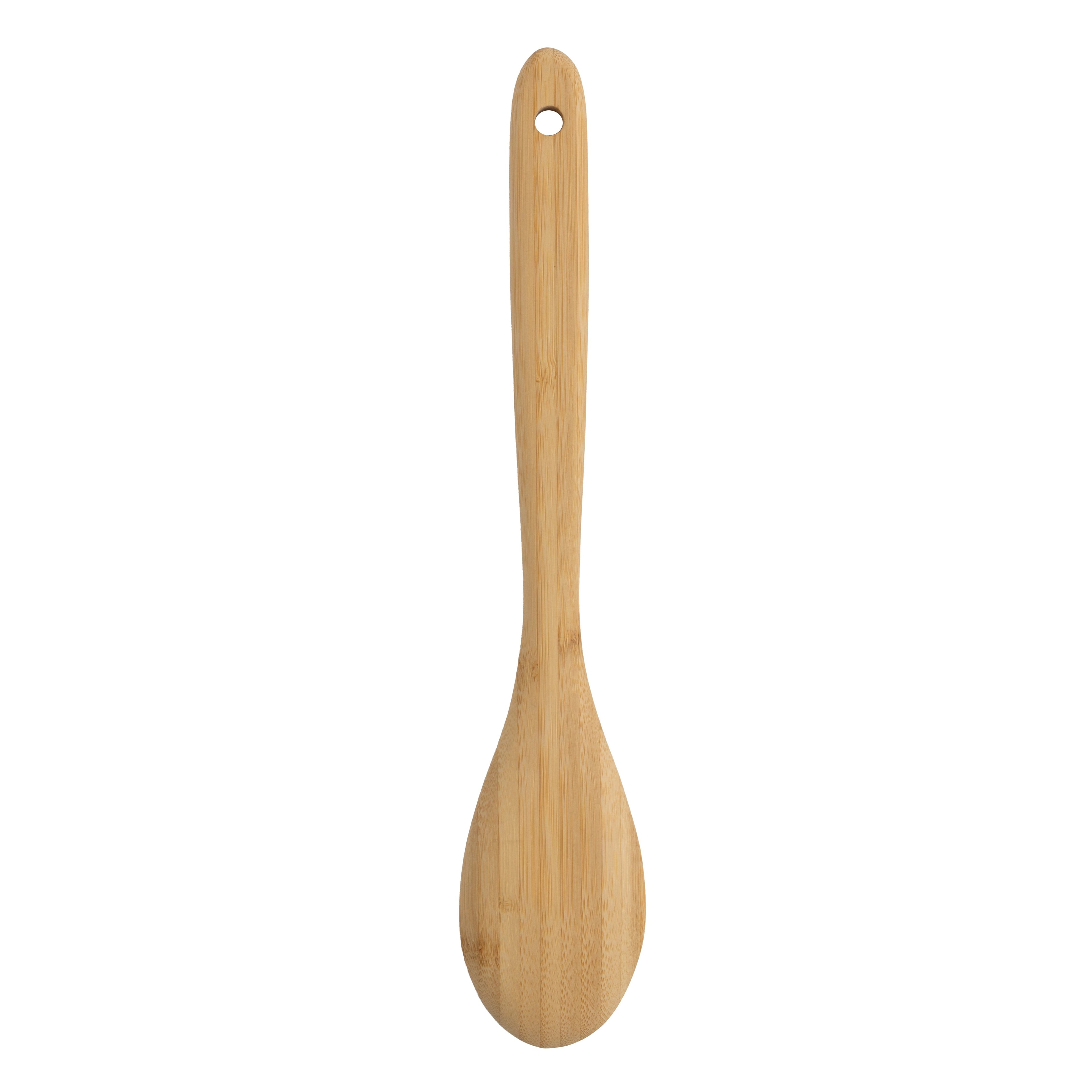 Heavy Duty Bamboo Cooking Spoon Natural Bamboo Crafted, 13" L, Kitchen Prep - Heavy Duty Stainless Steel Kitchen Shears Detail