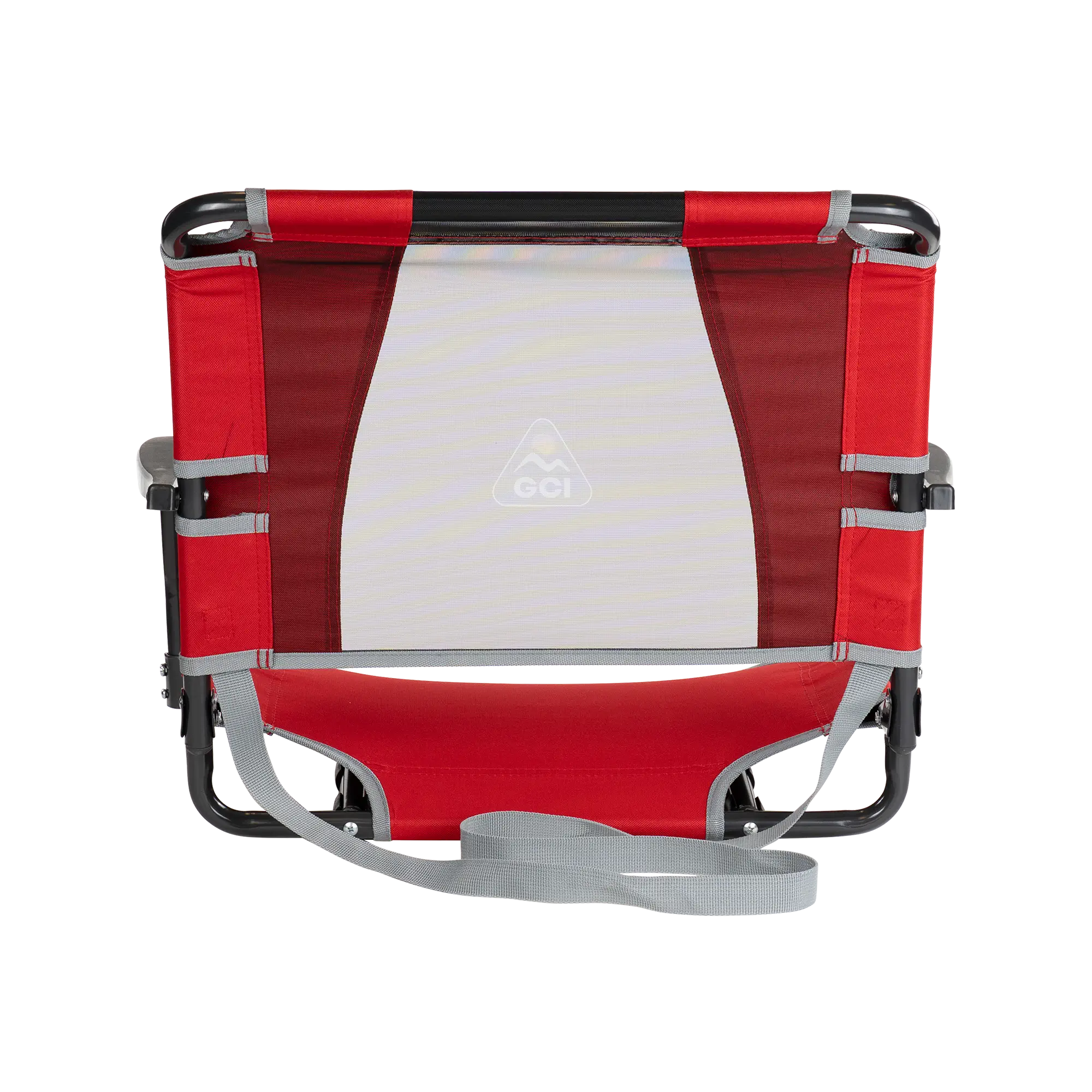 Compact Cushion Big Comfort Stadium Chair with Armrests - Choice 465 - Lightweight Folding Bleacher Chair with Cushioning Detail