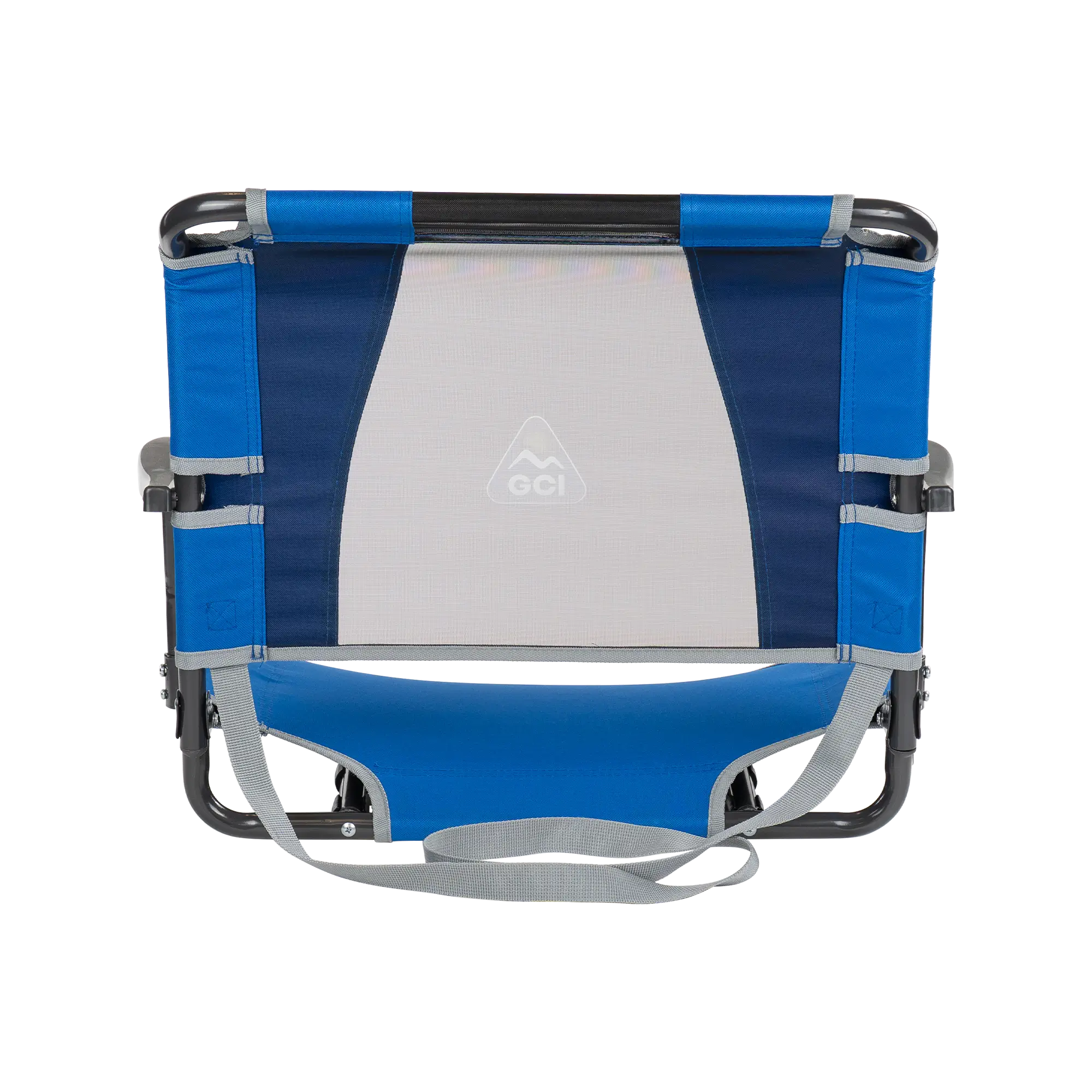 Compact Cushion Big Comfort Stadium Chair with Armrests - Choice 465 - Lightweight Folding Bleacher Chair with Cushioning Detail