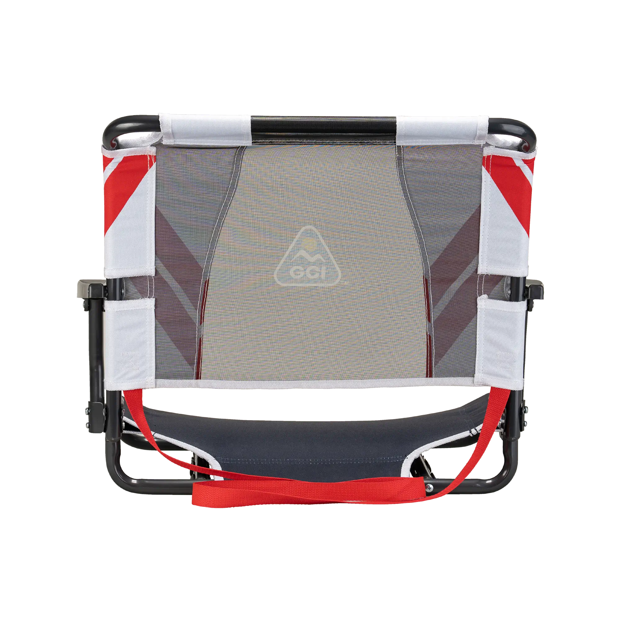 Compact Cushion Big Comfort Stadium Chair with Armrests - Choice 465 - Lightweight Folding Bleacher Chair with Cushioning Detail