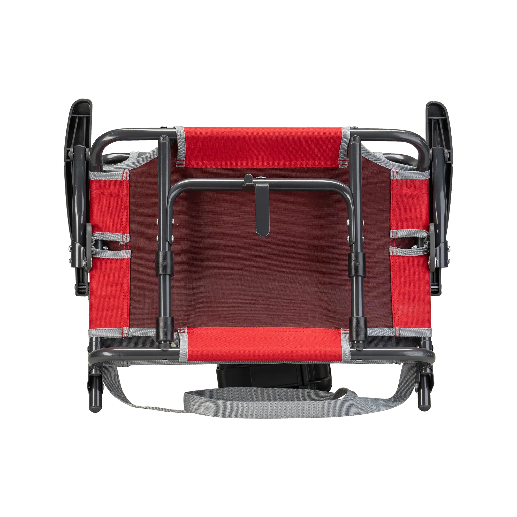 Compact Cushion Big Comfort Stadium Chair with Armrests - Choice 465 - Lightweight Folding Bleacher Chair with Cushioning Detail