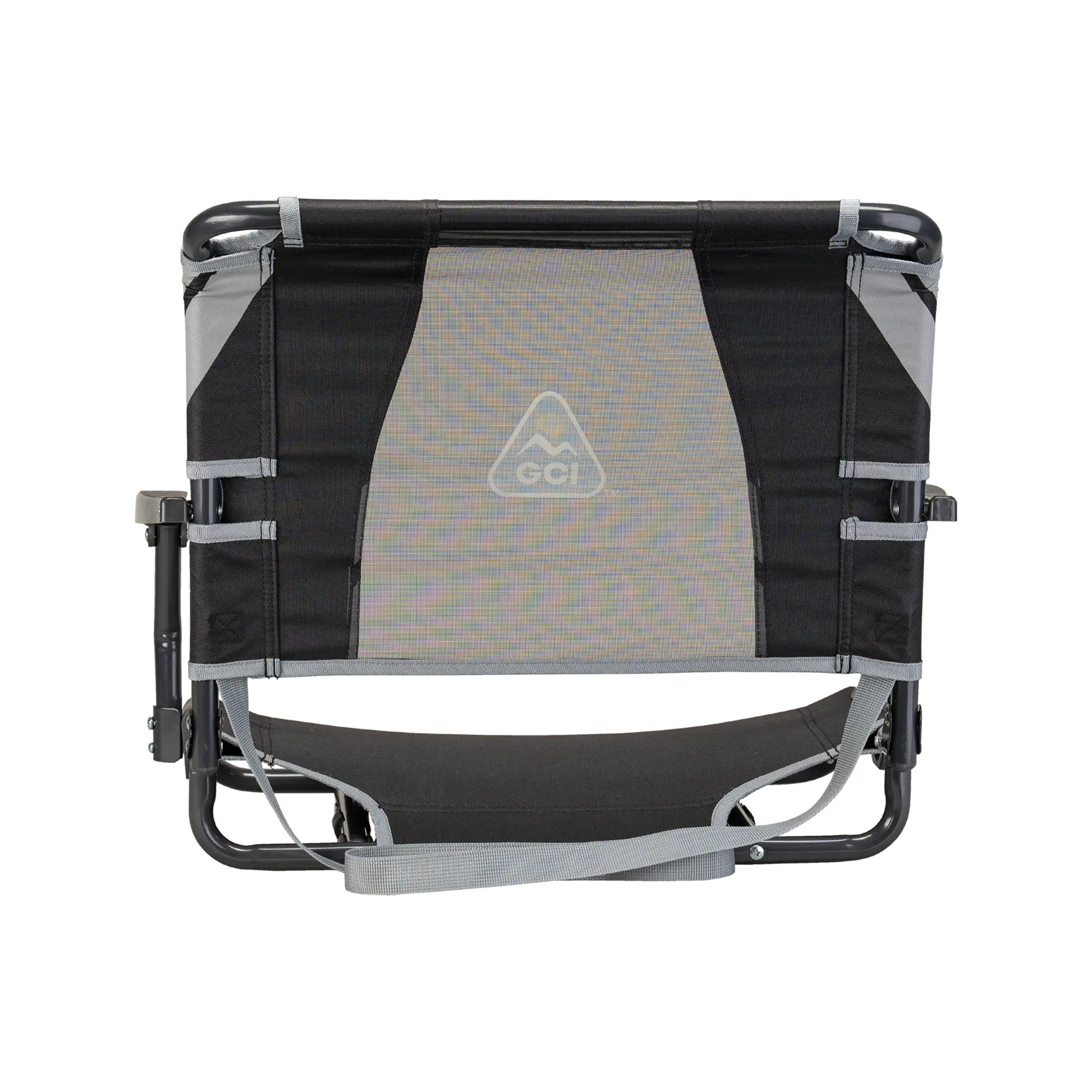 Compact Cushion Big Comfort Stadium Chair with Armrests - Choice 465 - Lightweight Folding Bleacher Chair with Cushioning Detail
