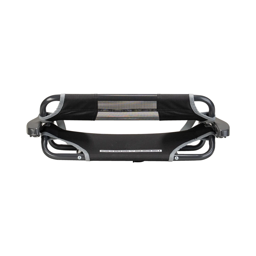 Compact Cushion Big Comfort Stadium Chair with Armrests - Choice 465 - Lightweight Folding Bleacher Chair with Cushioning Detail