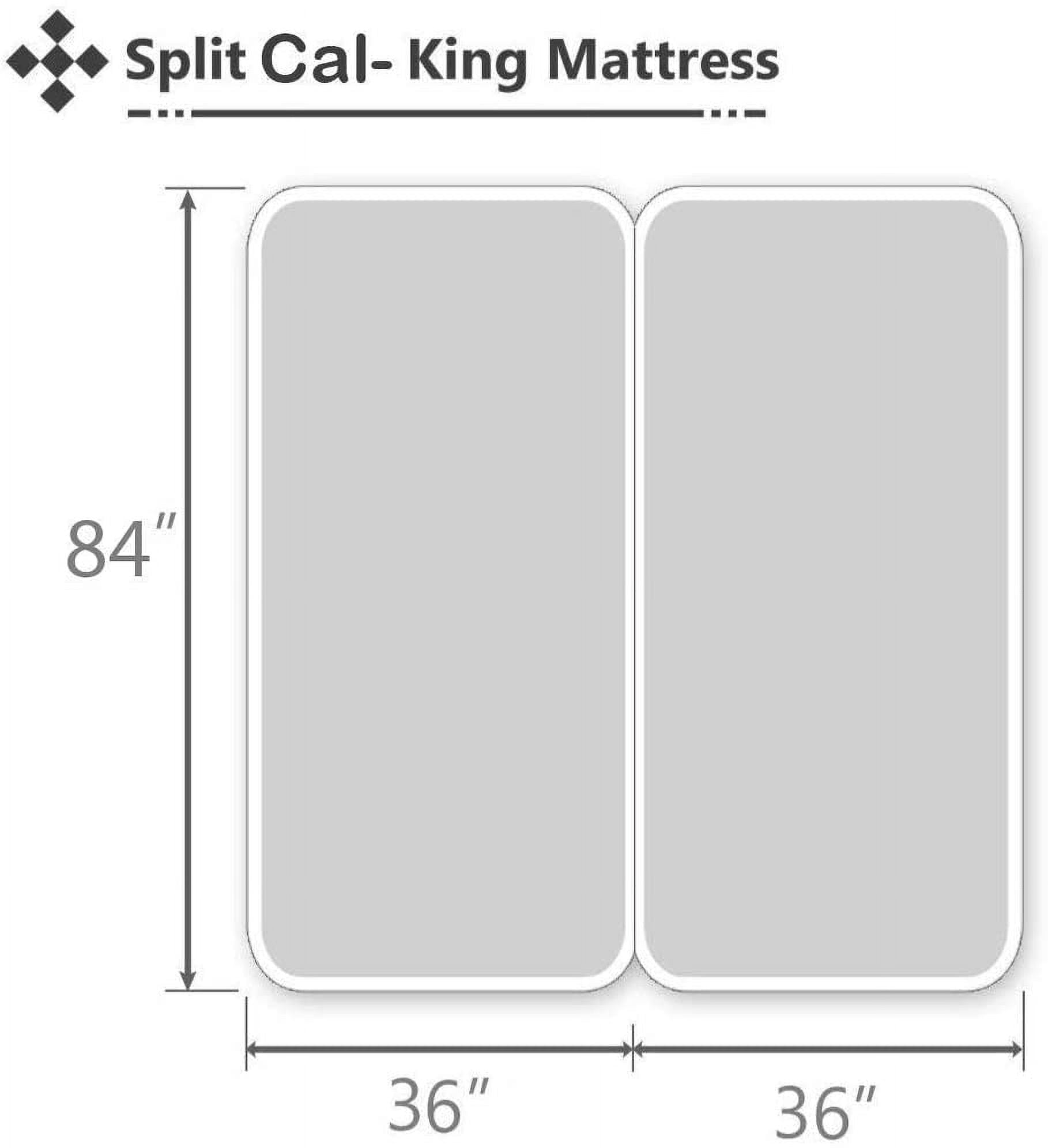 Cooling Sateen Split-California King Bed Sheet Set (5-Pieces) Adjustable Bed Sheets - 800 Thread Count 100% Egyptian Cotton - 15" De... - Breathable Egyptian Cotton Flat & Fitted Sheets Detail