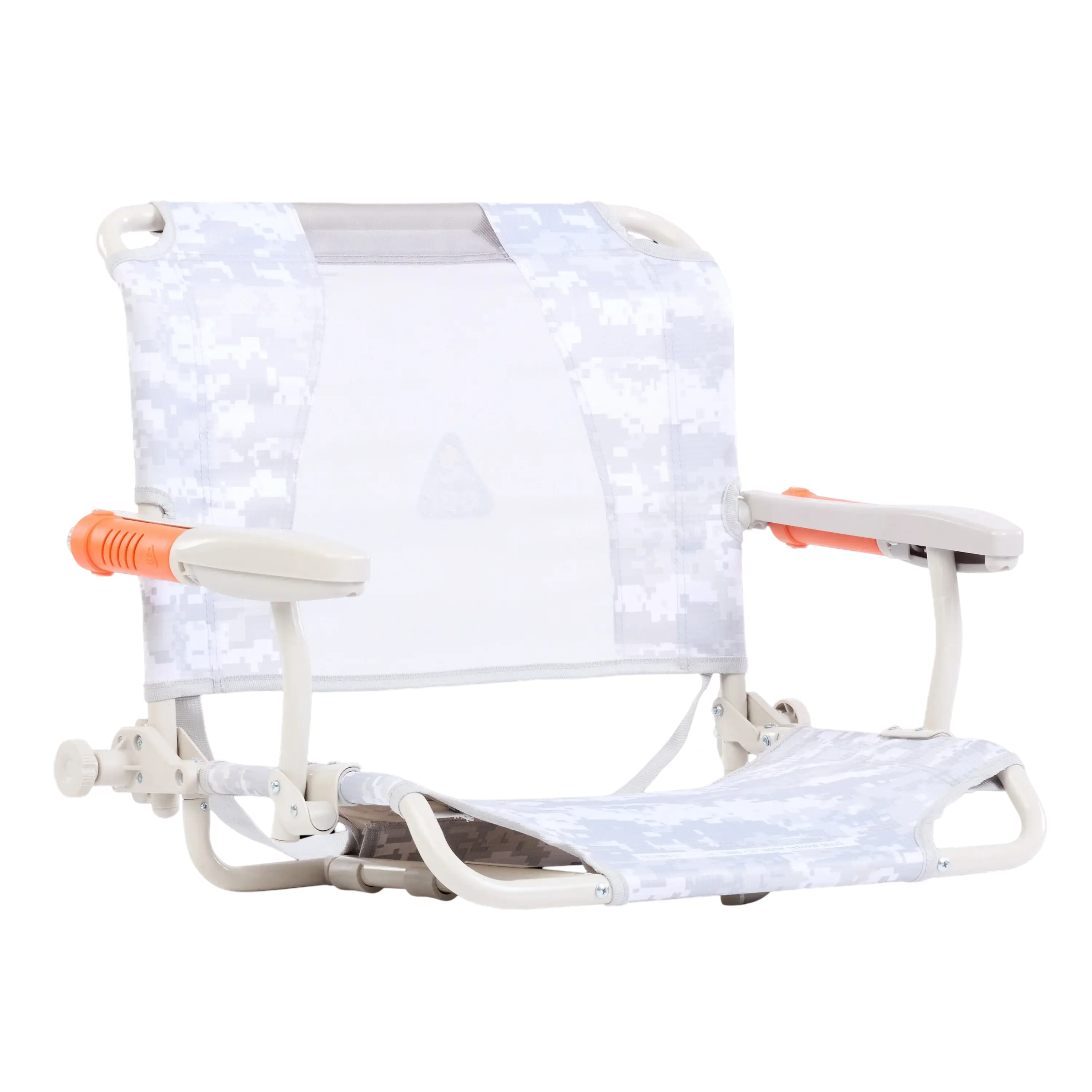 Smooth Motion Stadium Rock-Cliner - Choice 540 - Heavy-Duty Kickback Rocker with Beverage Holder - Snow Camo