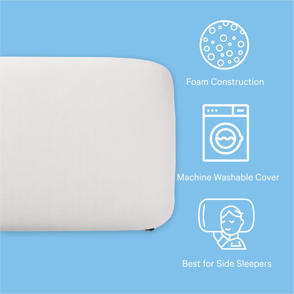 Hotel Collection Essential Cooling Foam Pillow, Standard - Ergonomic Memory Foam Pillow for Neck Pain Support Detail