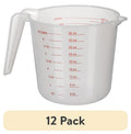 Premium Kitchen (12 pack) 4 Cup PP Plastic Measuring Cup, 32 oz, Clear - Innovative Kitchen Helper for Modern Cooking - Default Title