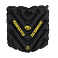 Compact Cushion College V Seat Inflatable Stadium Cushion - Iowa Hawkeyes - Choice 157 - Grandstand Cushion Seat with Secure Under-Bench Hooks - Default Title