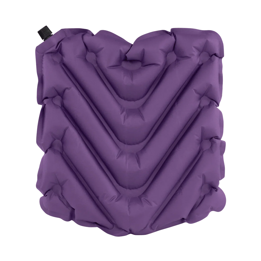 Bleacher-Friendly College V Seat Inflatable Stadium Cushion - LSU Tigers - Choice 762 - Grandstand Cushion Seat with Secure Under-Bench Hooks Detail