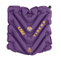 Bleacher-Friendly College V Seat Inflatable Stadium Cushion - LSU Tigers - Choice 762 - Grandstand Cushion Seat with Secure Under-Bench Hooks - Default Title