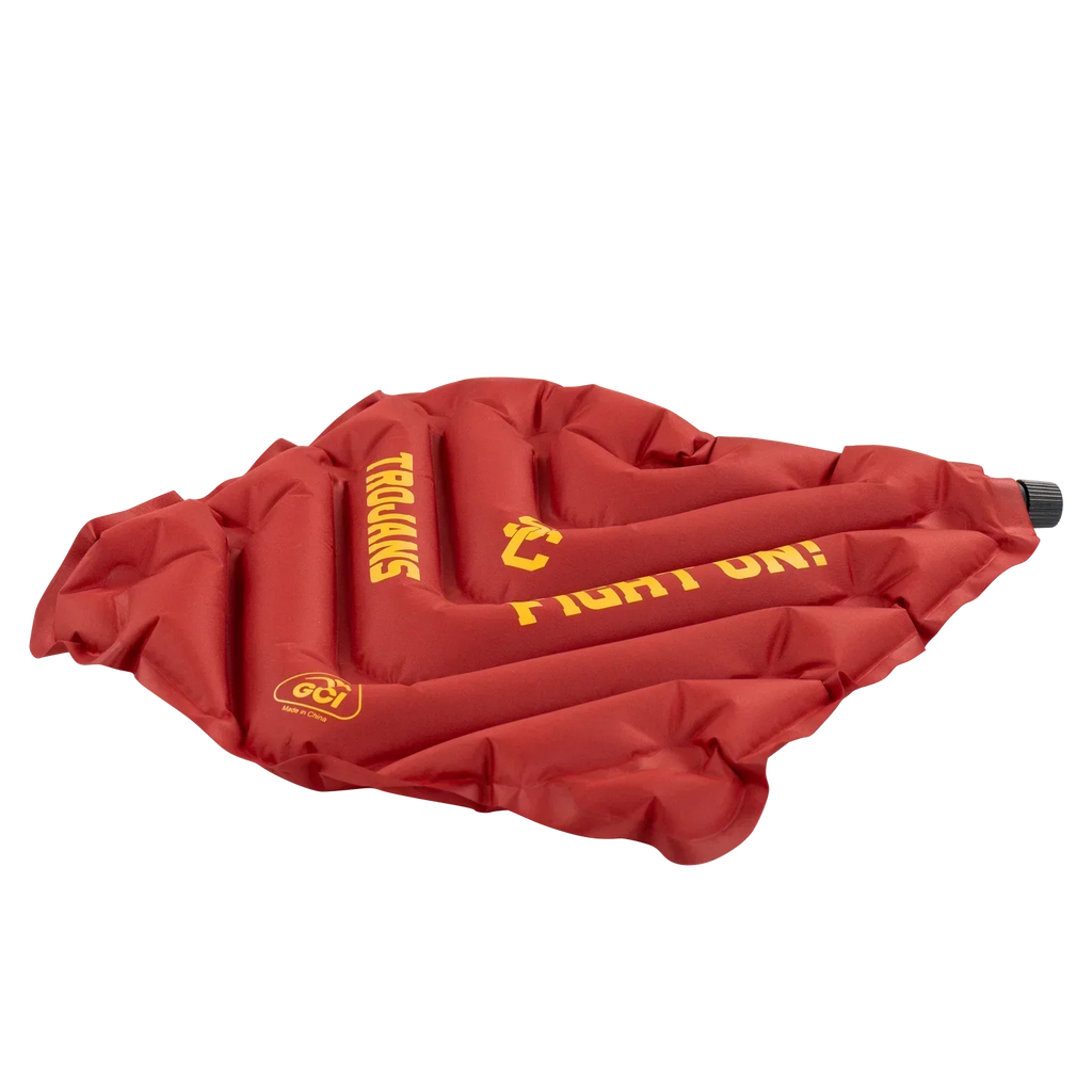 Compact Cushion College V Seat Inflatable Stadium Cushion - USC Trojans - Choice 523 - Ergonomic Portable Stadium Seat for Sports Events Detail
