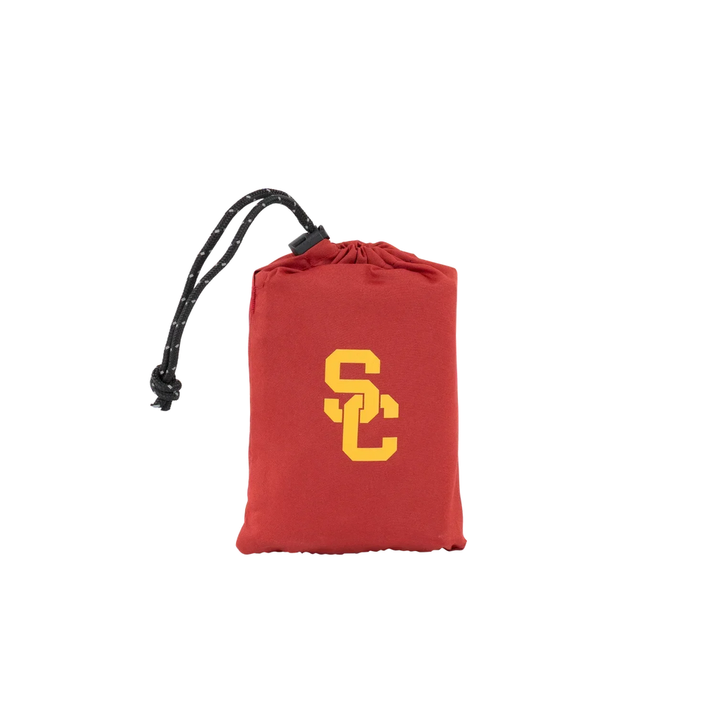 Compact Cushion College V Seat Inflatable Stadium Cushion - USC Trojans - Choice 523 - Ergonomic Portable Stadium Seat for Sports Events Detail