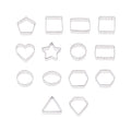 Multi-Functional Metal Shaped Cookie Cutters Set, 14 Pieces - Kitchen Gadget Tool for Quick Food Prep - Default Title