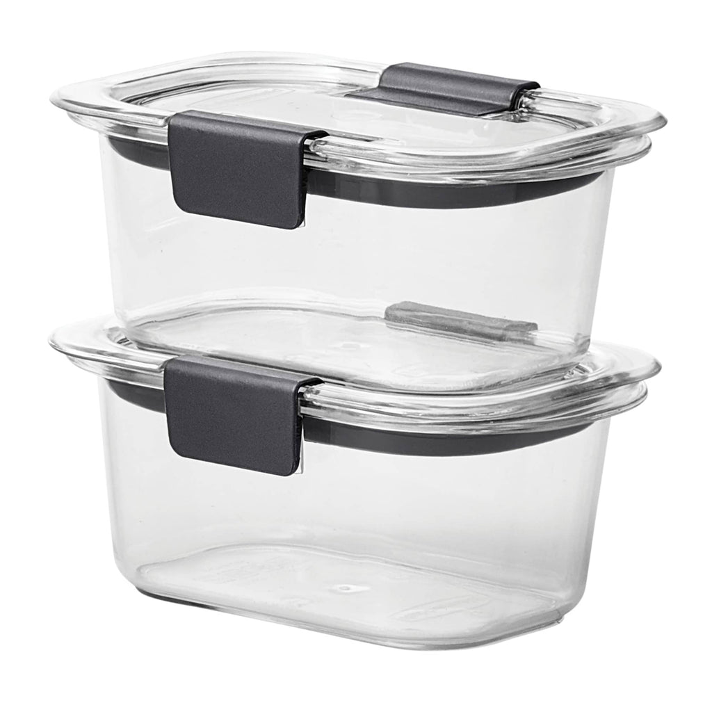 Fun Food Fidget 1.3 Cup Stain-Proof Food Storage Container, Set of 2 - Playful Star & Heart Shaped Geometric NeeDoh Detail