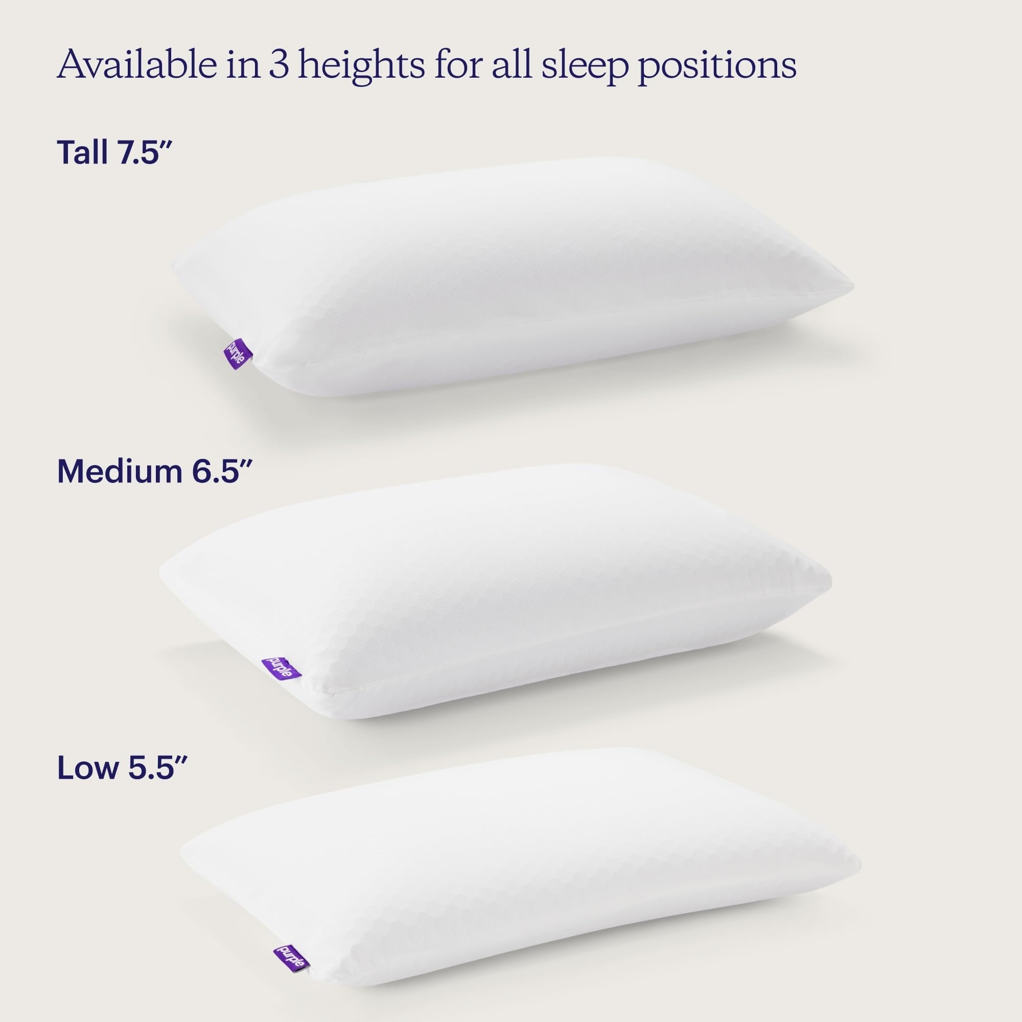 Hotel Collection Harmony Pillow Standard, Tall - 360º Grid Hex Technology, Hypoallergenic - Hotel Quality Plush Sleeping Pillows Detail