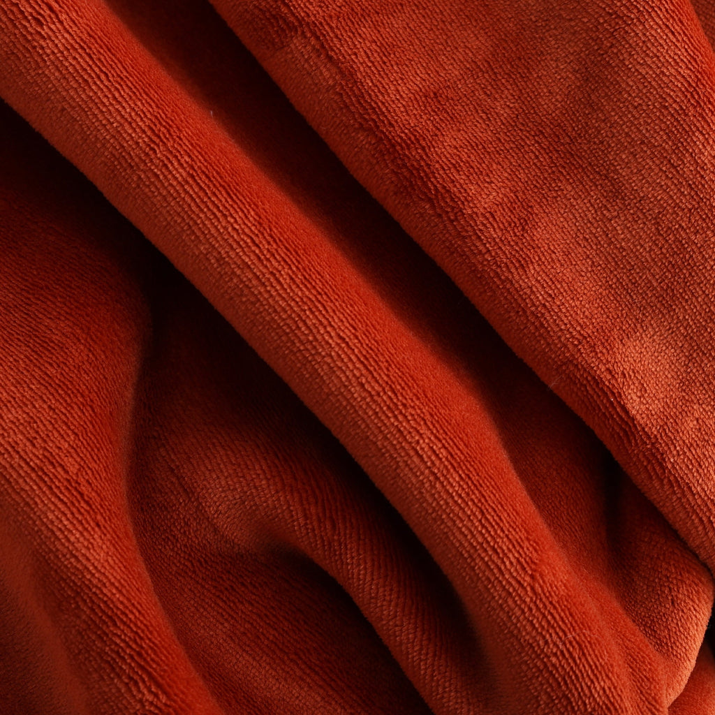 Decorative Knitted Reversible Printed Velvet Plush and Hampshire Faux Shearling Soft Throw Blanket, Standard Size, Auburn Sun - Luxury Knitted Decorative Throw Blanket with Fringes Detail