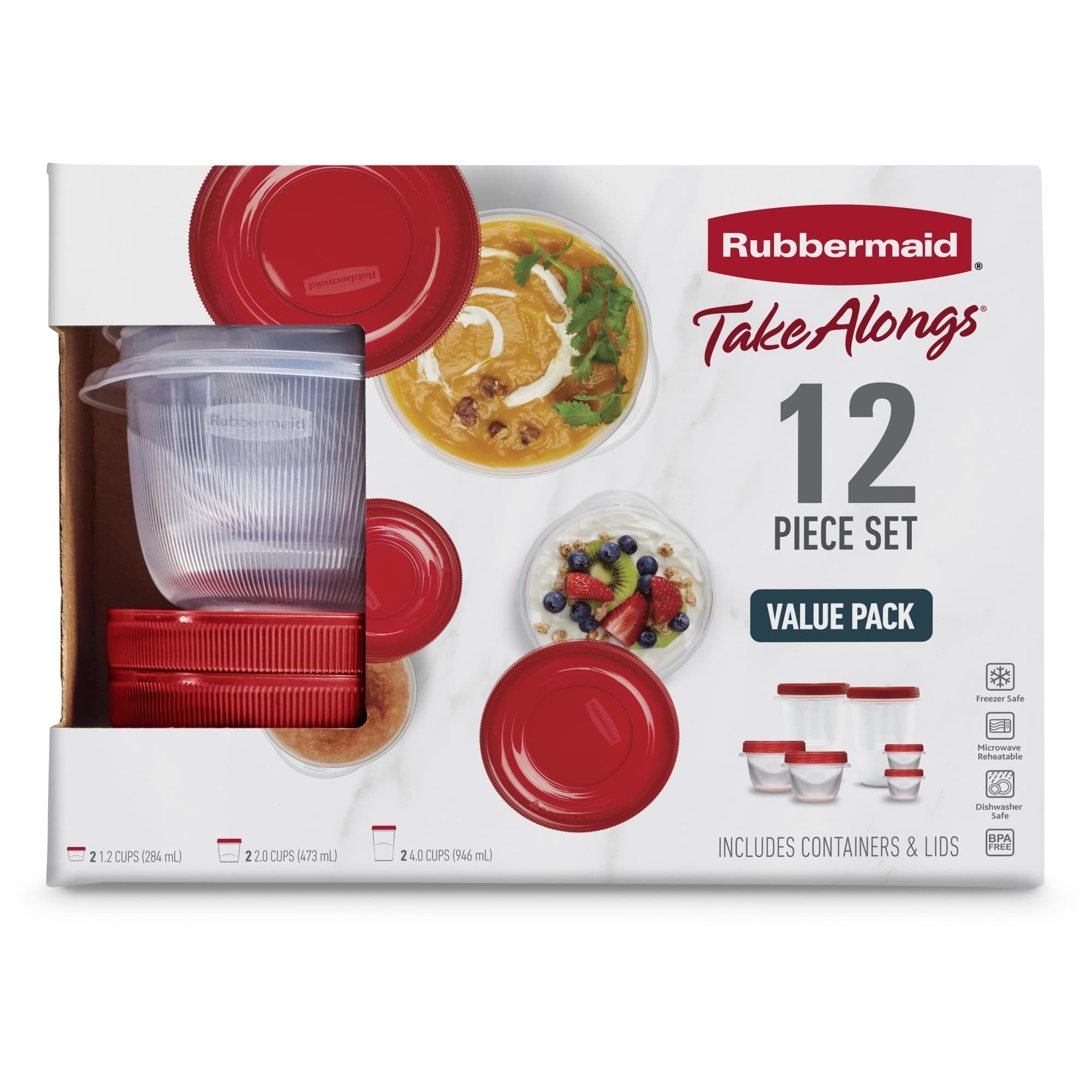 Playful Geometric 12 Piece Food Storage Set, Red - Playful Star & Heart Shaped Geometric NeeDoh Detail