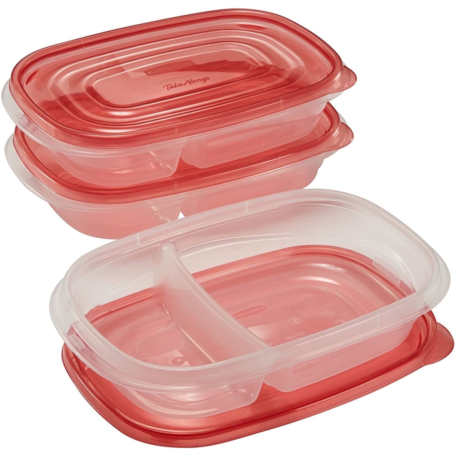 Fun Food Fidget alongs Divided Rectangular Food Storage Containers, 3.7 Cup, 3-Pack - Squishy Dohnut Sweet Treat Shaped Stress Toy Detail