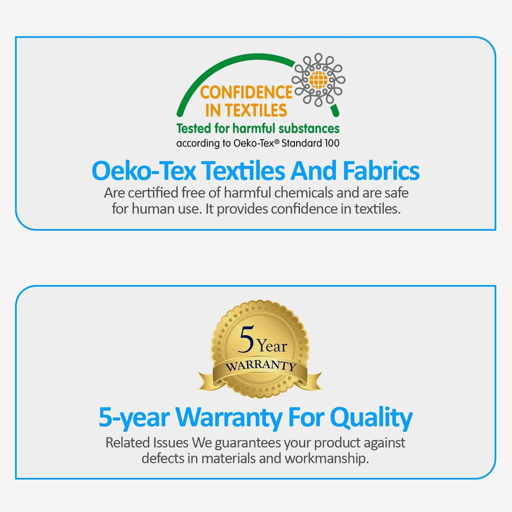 Fluffy Shredded Queen Size Bamboo Pillow, Memory Foam Bed Pillows with Washable Pillowcases, Queen - Hotel Quality Plush Sleeping Pillows Detail