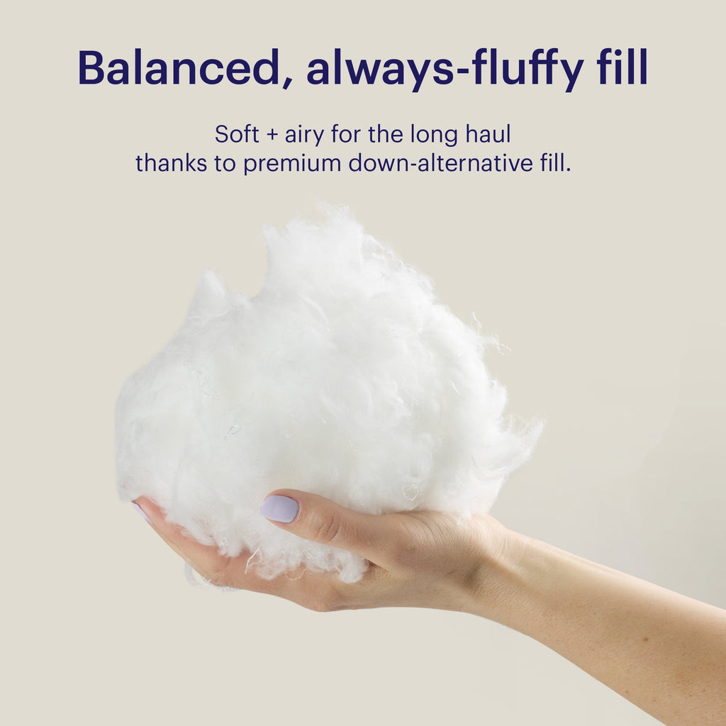 Fluffy Shredded GridCloud Pillow, Honeycomb Gelflex Top Layer, Hypoallergenic, Down - Alternative - Ergonomic Memory Foam Pillow for Neck Pain Support Detail