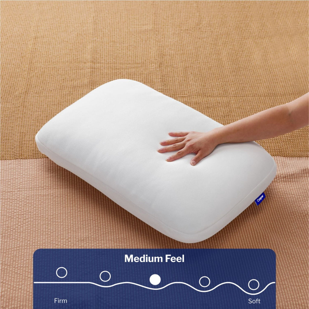 Ergonomic Memory Foam Essential Cooling Hybrid Pillow, Standard - Orthopedic Shredded Foam Bed Pillow Set Detail