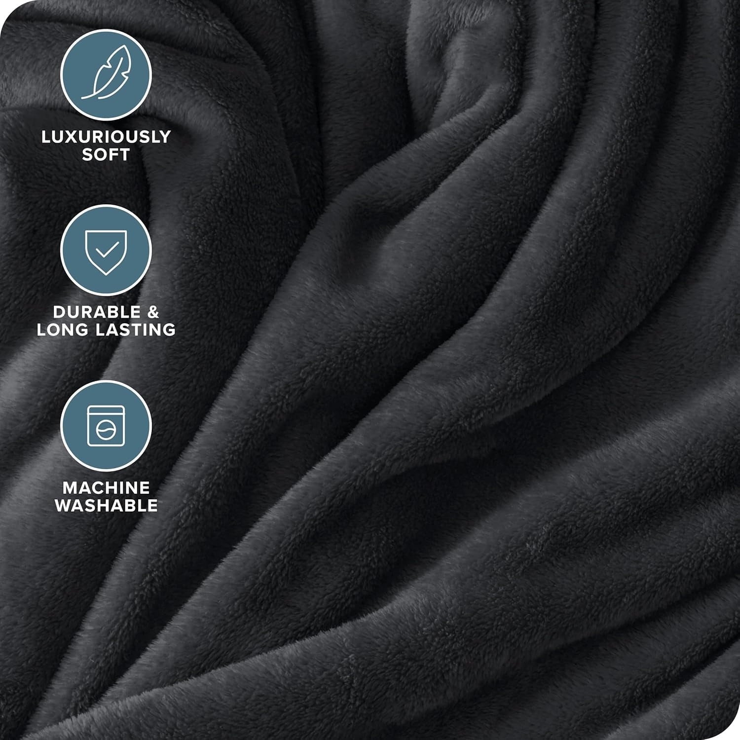 Decorative Knitted Throw Size Blanket, Luxury Plush Cozy Fuzzy Fleece Blanket, Super Soft Warm Big Lightweight Throw Blanket All Seasons... - Cozy Fleece Throw Blanket for Couch & Bed Detail
