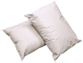 Orthopedic Support 2 Pack MediCheck White Vinyl Covered Bed Pillows 20 in x 26 in - Wipeable Easy Clean - Soft Low Profile Non-Fluffy Su... - Ergonomic Memory Foam Pillow for Neck Pain Support - Default Title