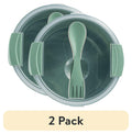 Deliciously Squishy (2 pack) Food Storage Bento Container, Round, Green, 47oz Capacity, A Practical Choice for School Lunches a... - Playful Star & Heart Shaped Geometric NeeDoh - Default Title