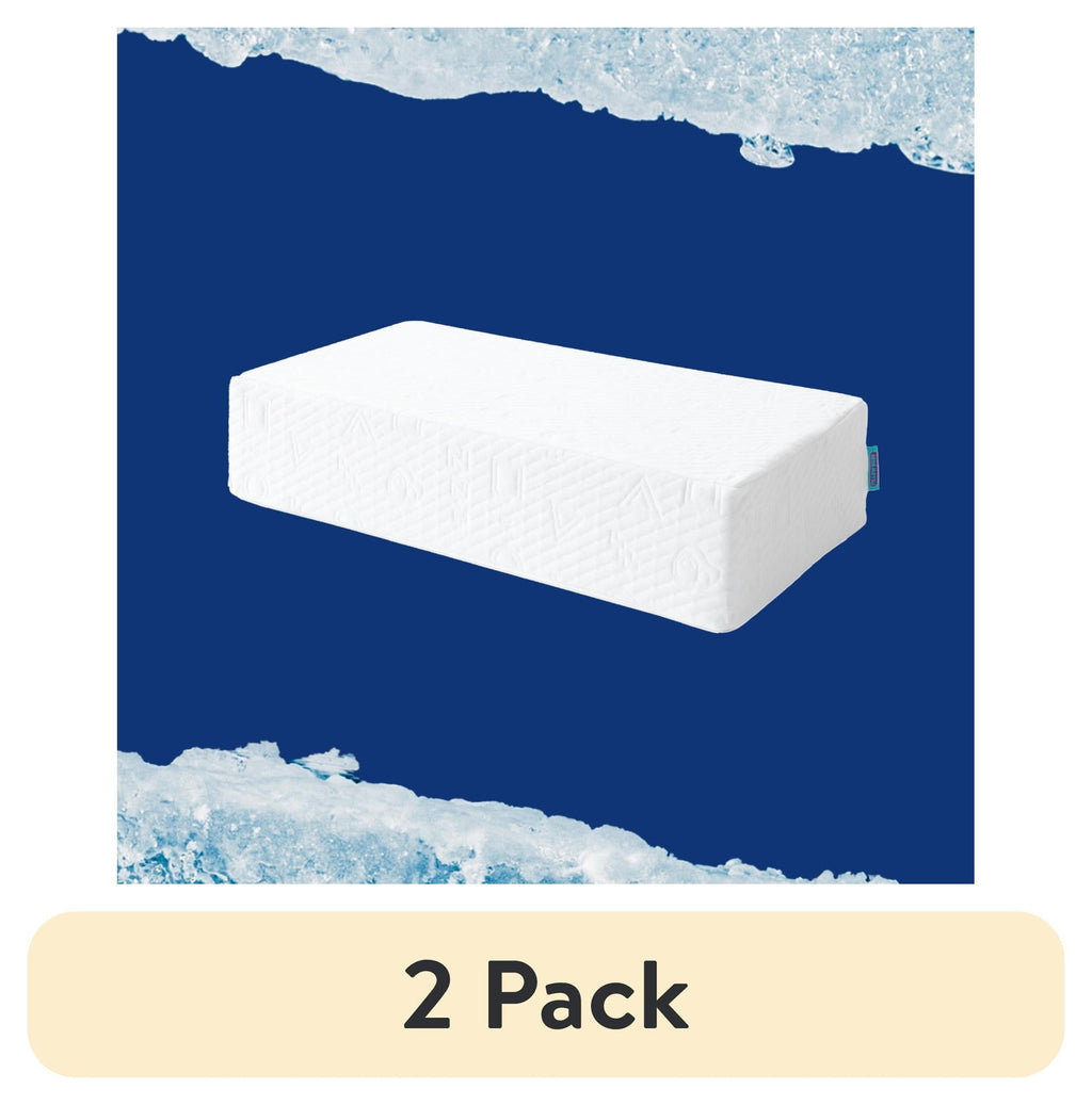 Hotel Collection (2 pack) Ice Cube Cooling Memory Foam Bed Pillow (1 Count) - Hotel Quality Plush Sleeping Pillows - Default Title