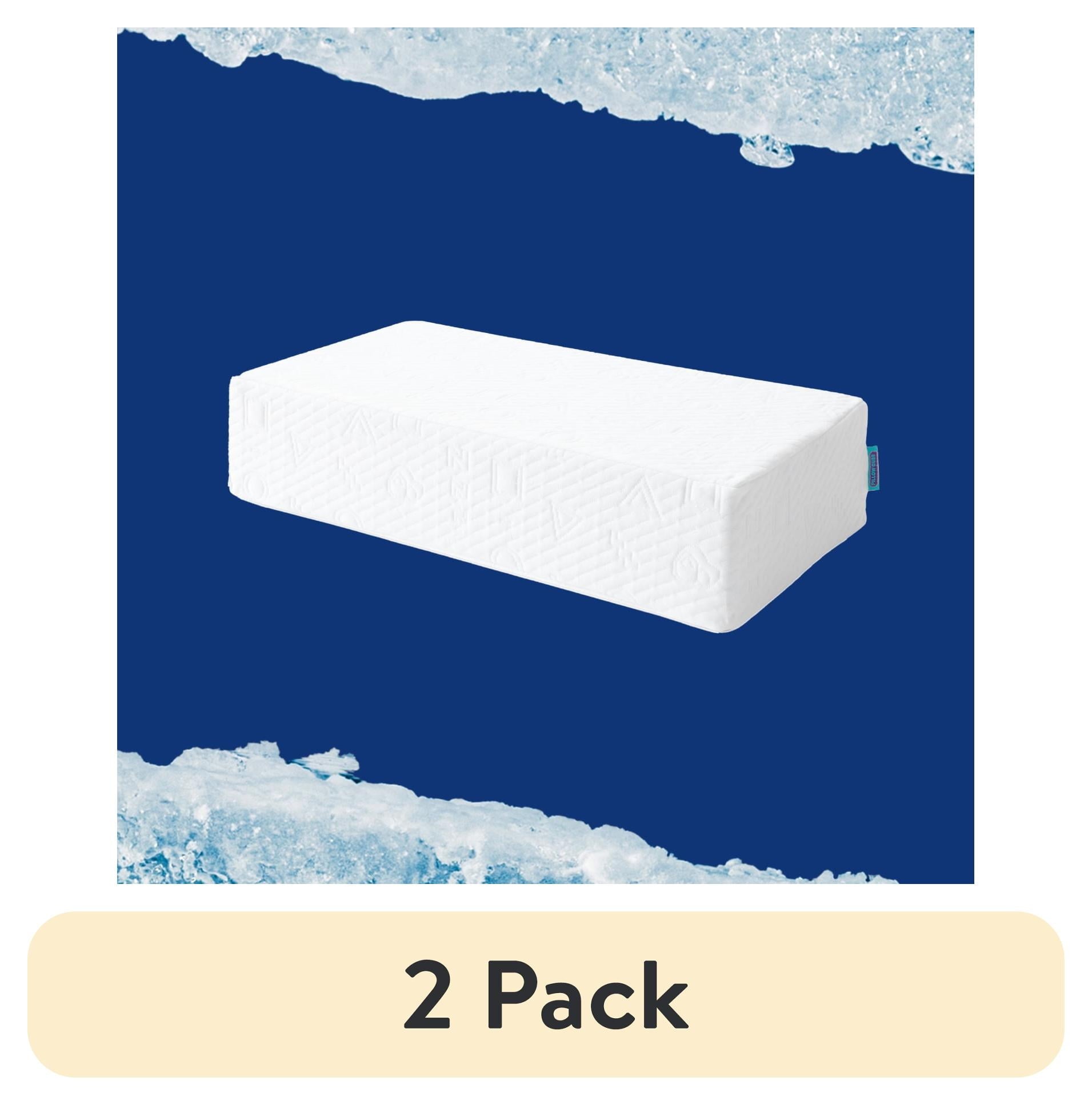 Hotel Collection (2 pack) Ice Cube Cooling Memory Foam Bed Pillow (1 Count) - Hotel Quality Plush Sleeping Pillows - Default Title