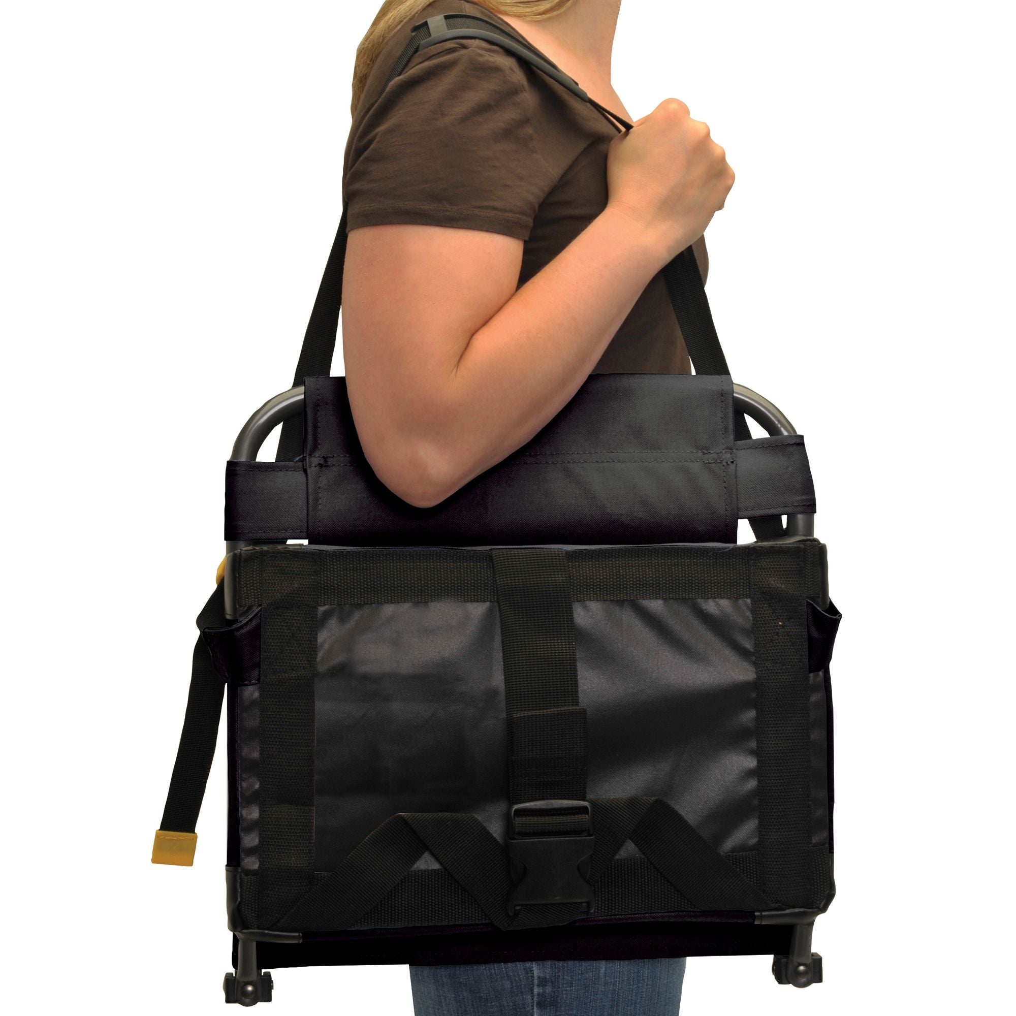 Compact Cushion BleacherBack - Choice 696 - Ergonomic Portable Stadium Seat for Sports Events Detail
