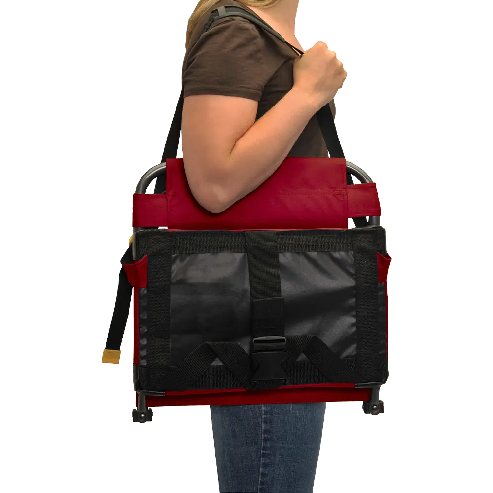 Compact Cushion BleacherBack - Choice 696 - Ergonomic Portable Stadium Seat for Sports Events Detail