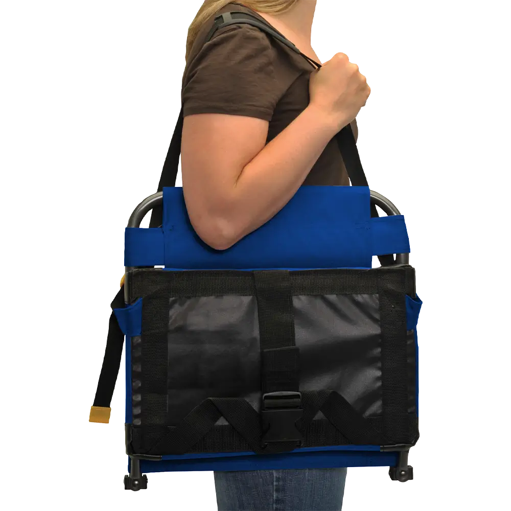 Compact Cushion BleacherBack - Choice 696 - Ergonomic Portable Stadium Seat for Sports Events Detail