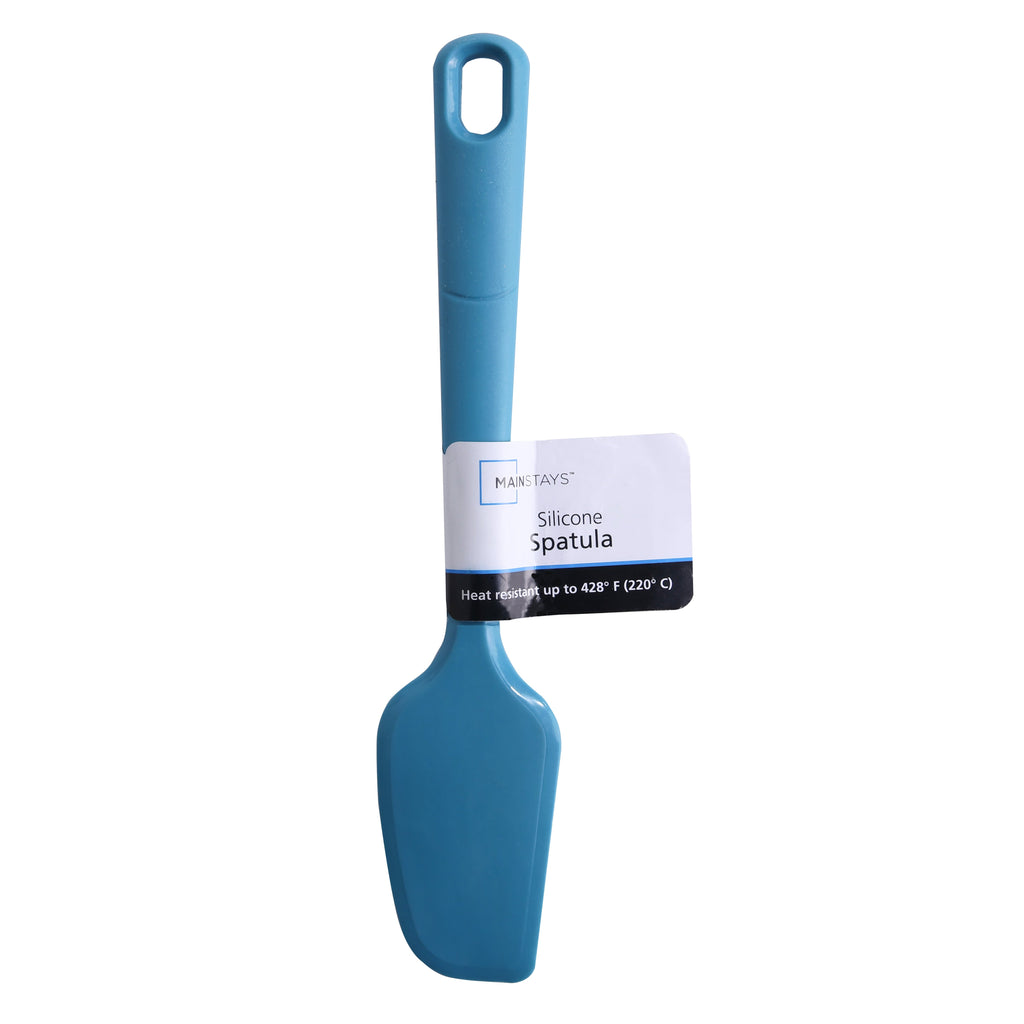 Heavy Duty Silicone Food- Grade Blue 10.55" L Kitchen Spatula - Multi-Purpose Hand Tool for Daily Meal Prep Detail