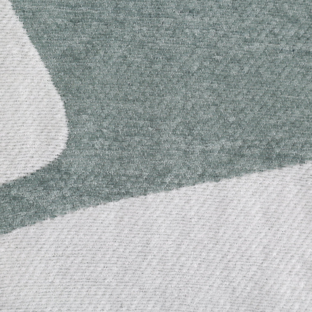 Cozy Fleece Chenille Jacquard Soft Throw Blanket, Soft Sea - Super Soft Reversible Sherpa Flannel Blanket Detail