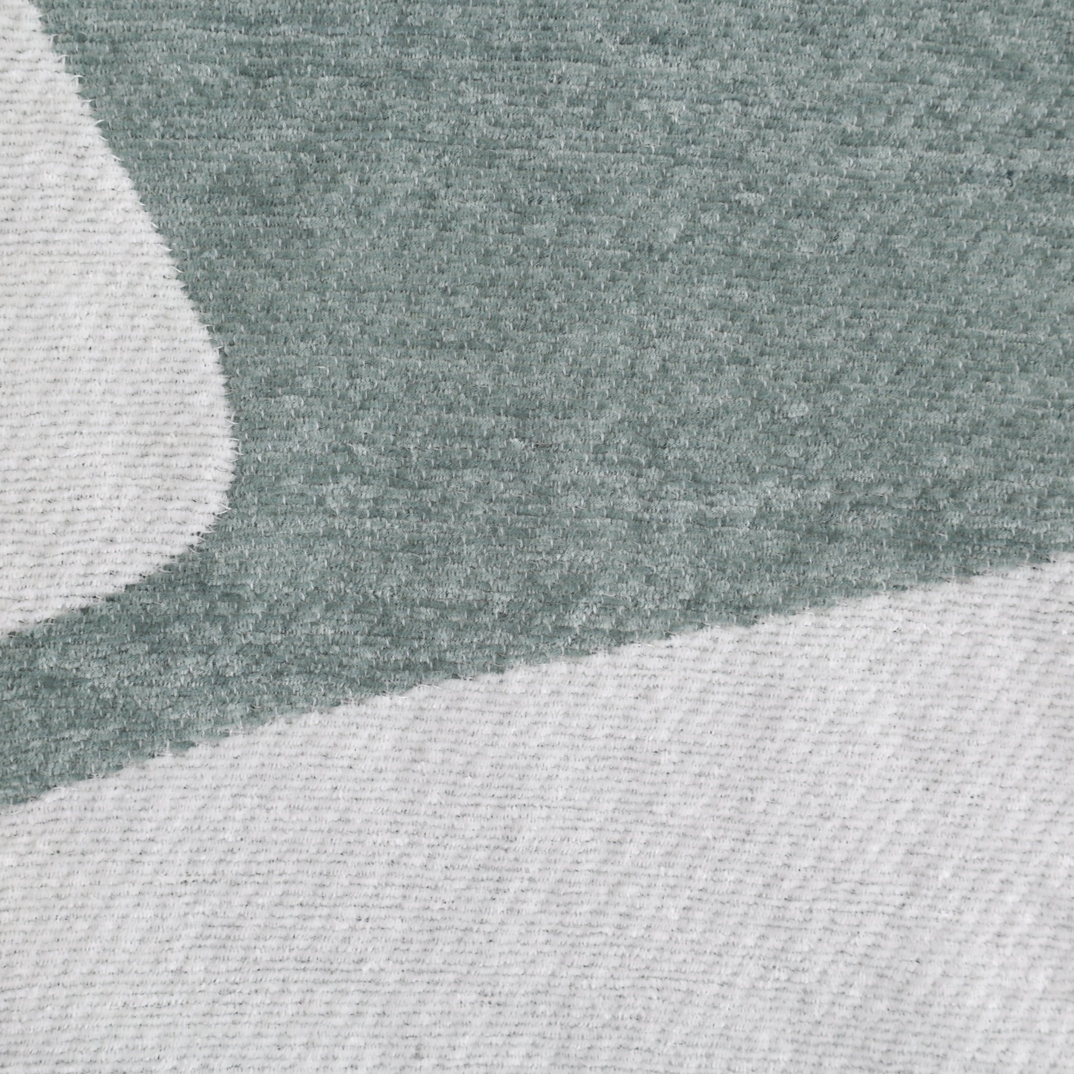 Cozy Fleece Chenille Jacquard Soft Throw Blanket, Soft Sea - Super Soft Reversible Sherpa Flannel Blanket Detail