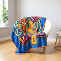 Reversible Sherpa Movie Kids Throw Blanket, Will the , Soft Coral Fleece, 46"x60" - Luxury Knitted Decorative Throw Blanket with Fringes - Default Title