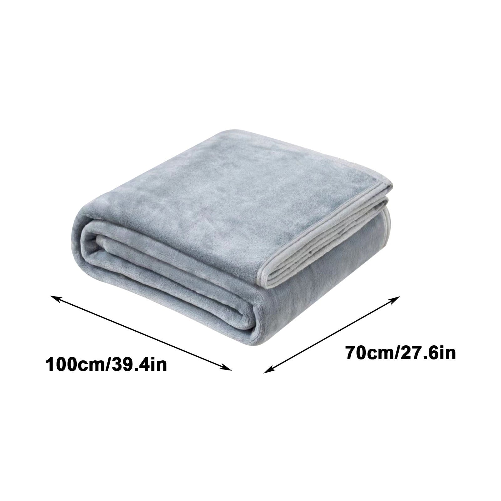 Reversible Sherpa Under $5 Flannel Blanket 27.56X39.37 Inches Blanket Soft Cozy Throw Blanket for Couch, Bed, Household Blanket for All... - Lightweight Plush Warm Blanket for All Seasons Detail